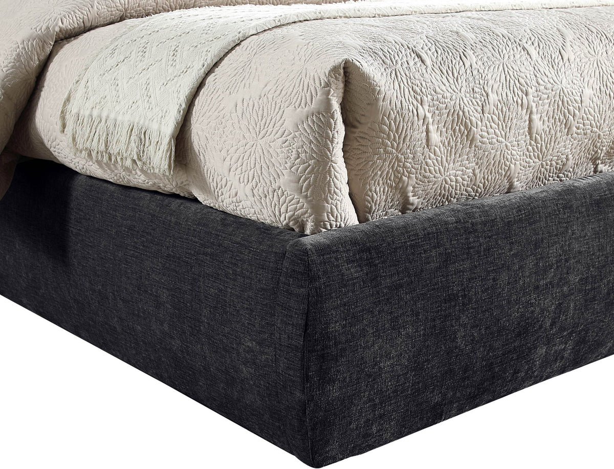 Adam - Chenille Fabric Bed With 70.5" Headboard