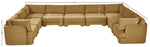 Hammond - Velvet Performance Fabric Upholstered 9 Piece Sectional