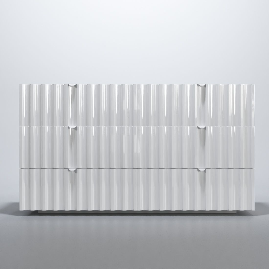 Orion - Double Dresser - White