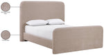 Fira - Chenille Fabric Upholstered Bed