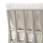 Breeze - Cream Metal Outdoor Club Chair With Cushions - Pearl
