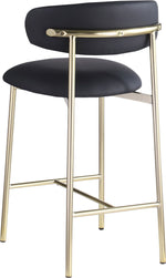 Lupita - Counter Stool With Brushed Gold Frame (Set of 2)