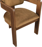 Sacha - Velvet Dining Chair With Brown Base (Set of 2)