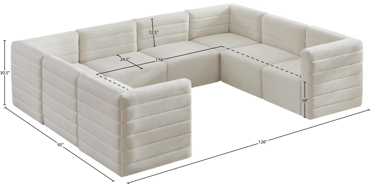Quincy - 8 Piece  Modular Sectional