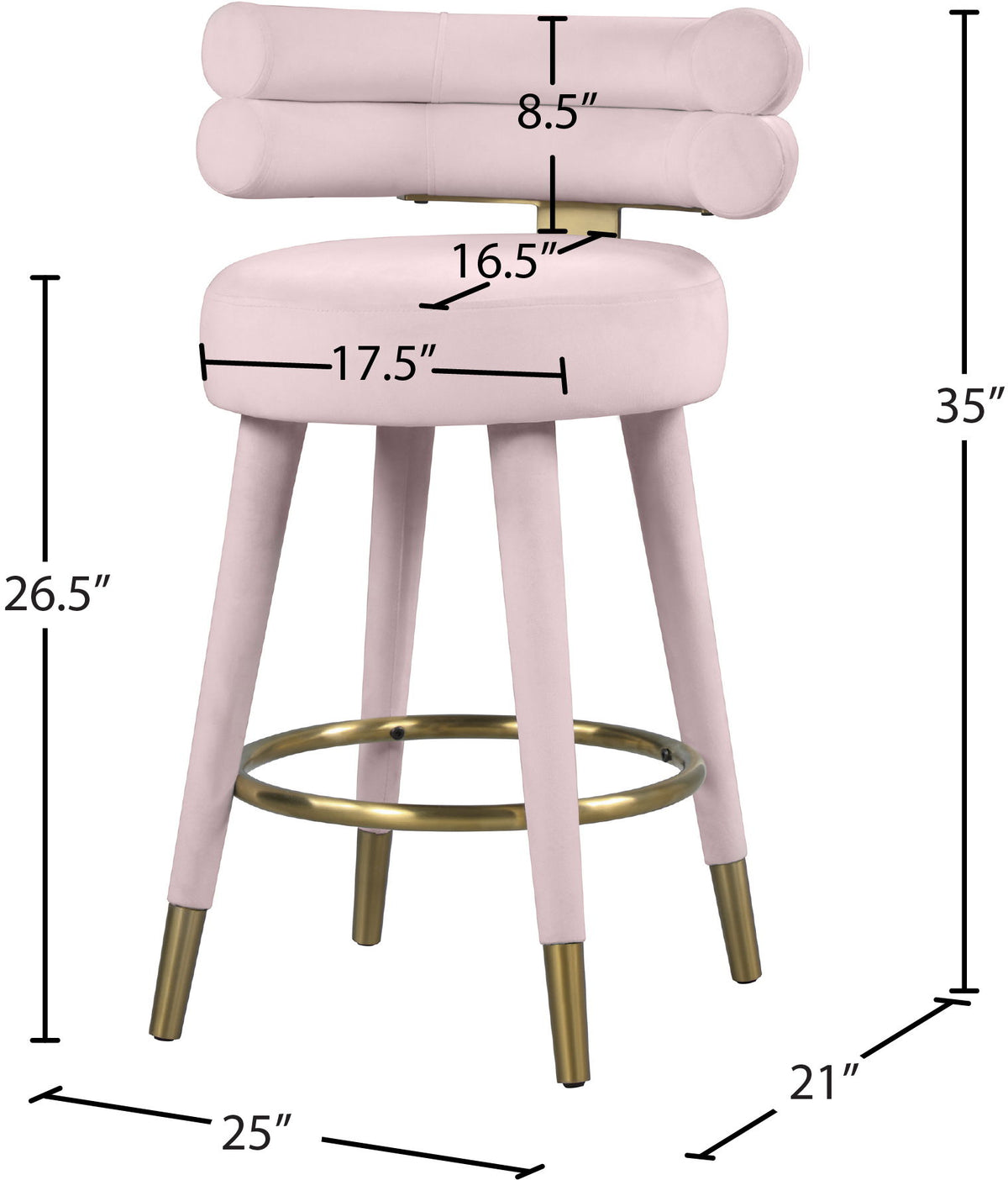 Fitzroy - Counter Stool (Set of 2)