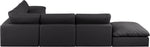 Comfy - 7 Piece Faux Leather Modular Corner Sectional