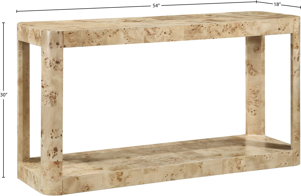 Reeves - Burl Wood Table