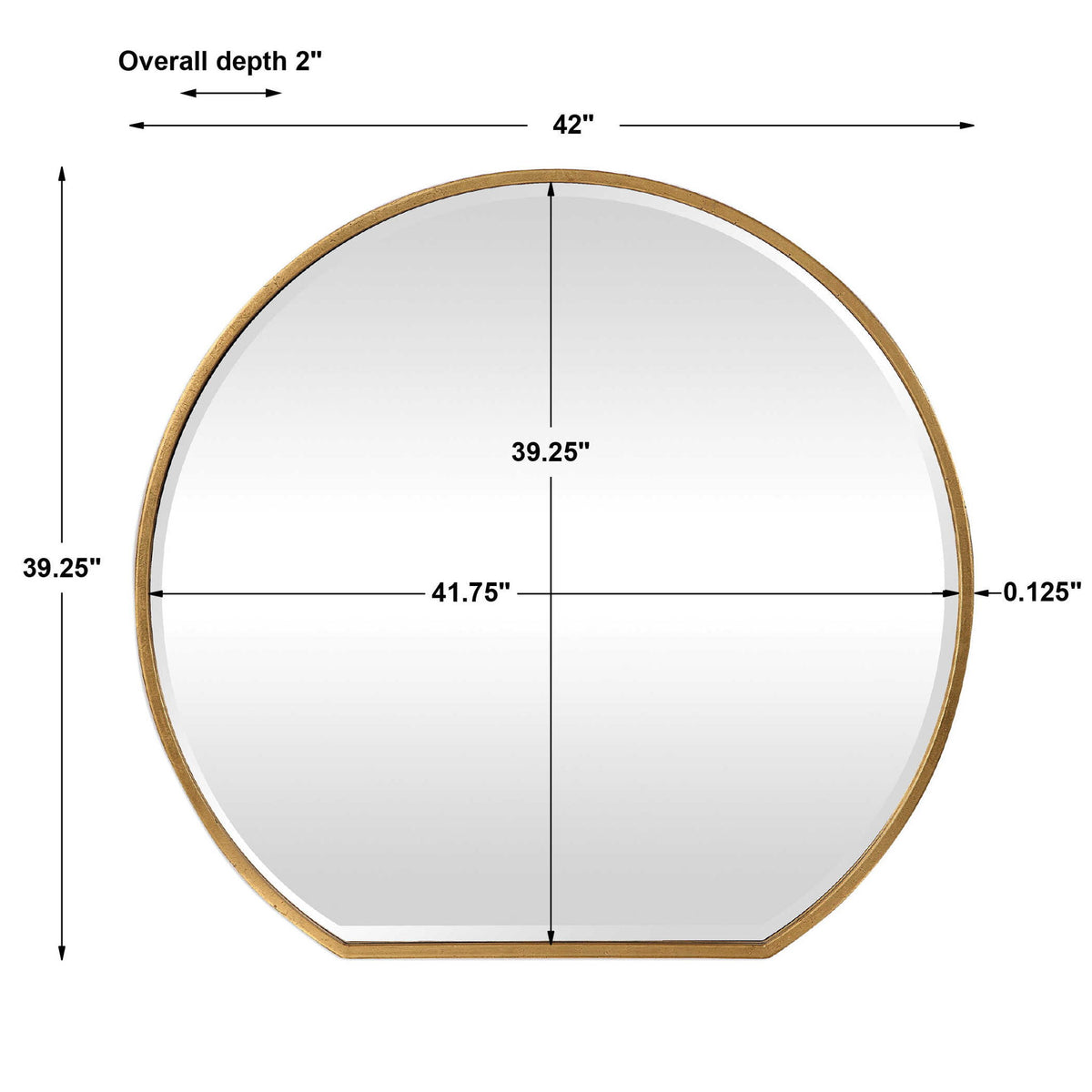 Cabell - Mirror - Gold