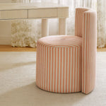 Alyssa - Striped Rolling Desk Chair