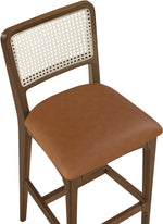 Atrium - Upholstered Bar Stool (Set of 2) - Brushed Brown Frame