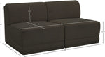 Ollie - 2 Seat Armless Modular Sofa