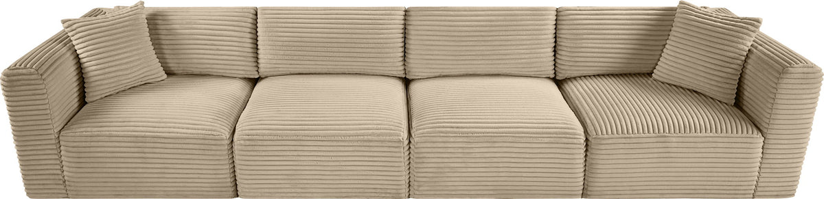 Shaggy - Fabric 4 Seat Modular Sofa