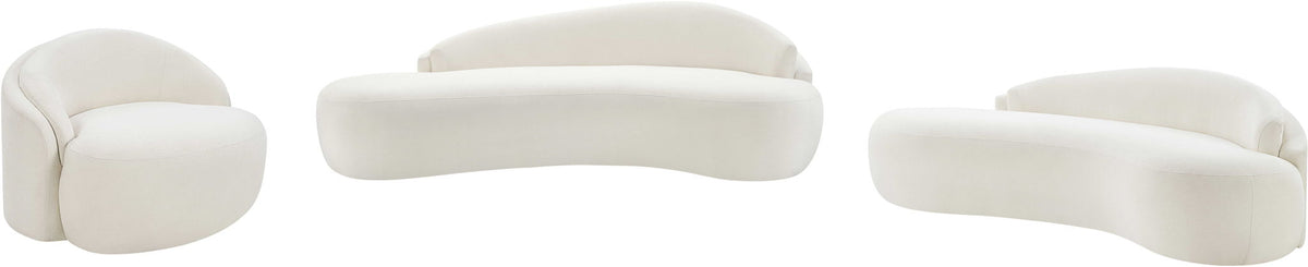 Caspian - Chenille Fabric Upholstered Loveseat