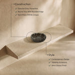 Orelia - Genuine Travertine Tray