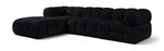 Orin - Velvet 4 Piece Modular Sectional With Chaise