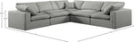 Comfy - 5 Piece Linen Modular Corner Sectional