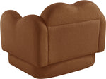 Bloom - Teddy Fabric Chair - Saddle