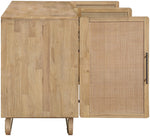 Sova - Solid Wood, Oak Veneer And Stainless Steel Sideboard/Buffet