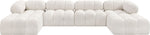 Ames - 6 Piece Fabric Modular U-Shaped Sectional