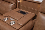 Dutch - Power Reclining Sofa With Console, Power Headrest, & Lumbar
