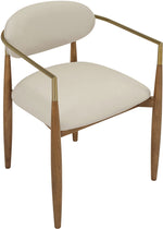 Riccio - Dining Arm Chair (Set of 2) - Walnut Frame