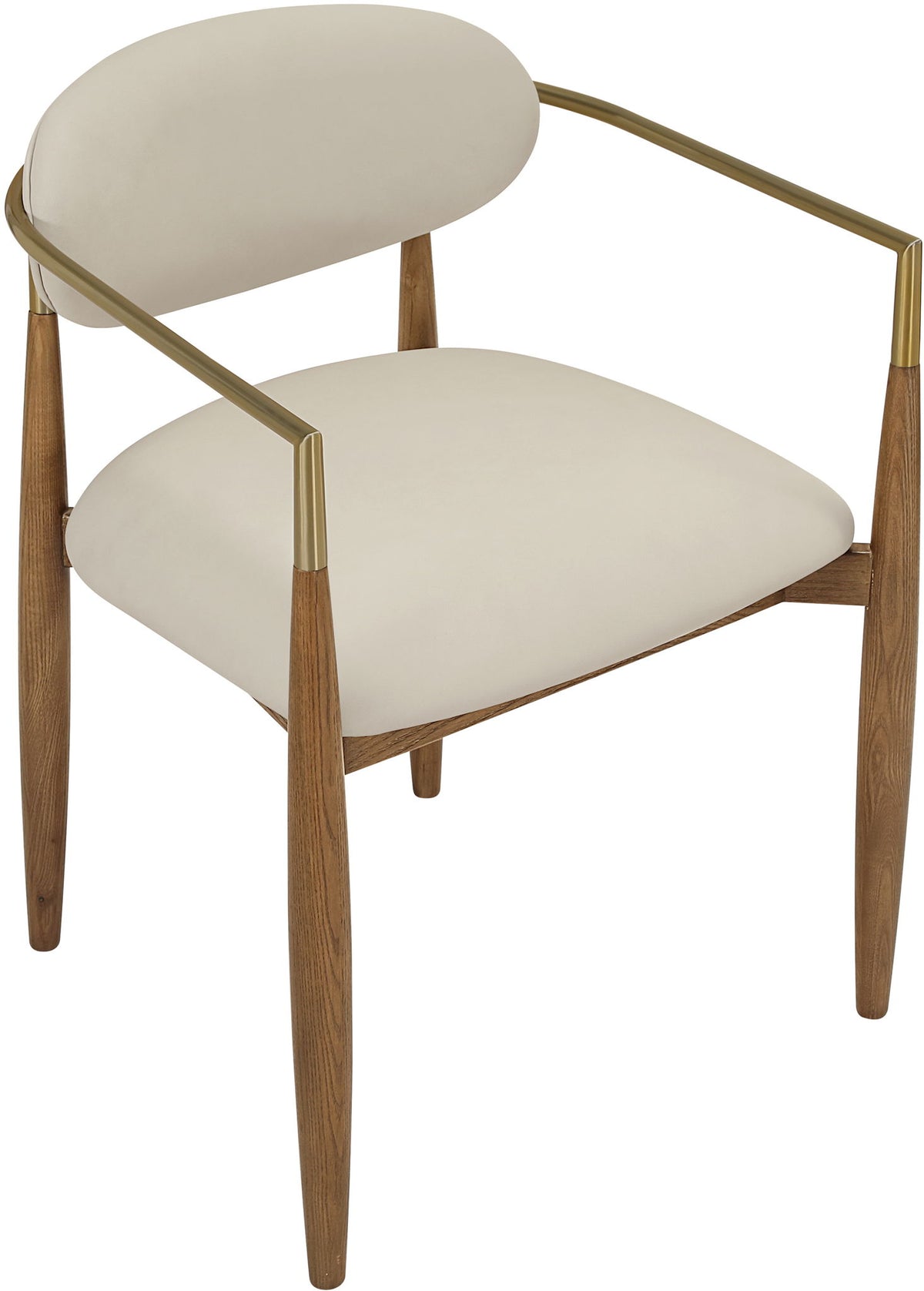 Riccio - Dining Arm Chair (Set of 2) - Walnut Frame