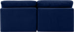 Indulge - Velvet 2 Seat Modular Armless Sofa