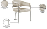 Madelyn - Dining Chair (Set of 2) - Brushed Chrome