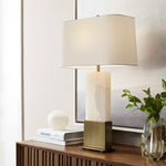 On A Cloud - Table Lamp - Brass / White