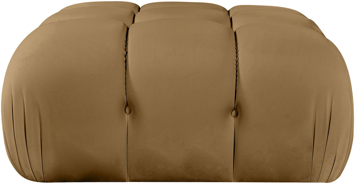 Orin - Velvet Performance Fabric Upholstered Modular Ottoman