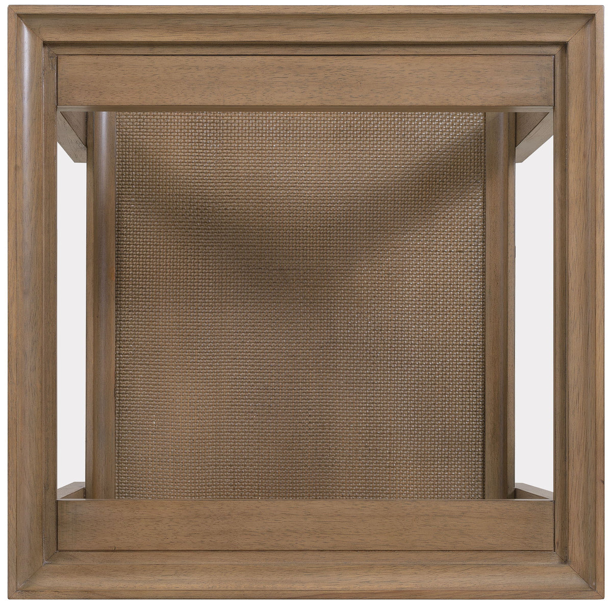 Sonnet - Rectangular End Table - Gray / Light Brown