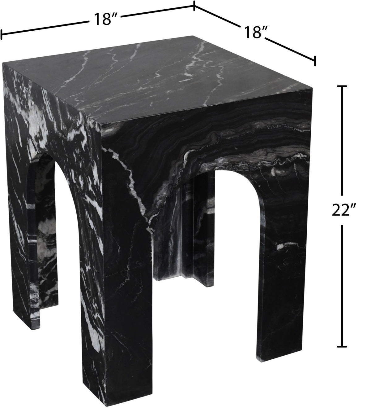 Palermo - Marble End Table