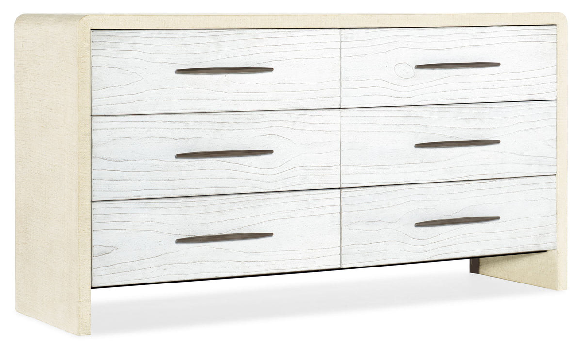 Cascade - 6-Drawer Dresser - White