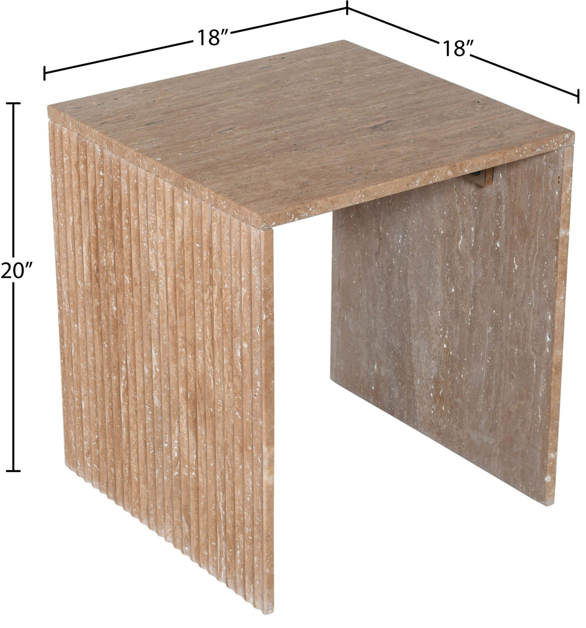 Pienza - Travertine Table