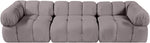 Orin - Velvet Performance Fabric Upholstered 3 Piece Modular Sofa