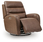 Motion-Max - Swivel Glider Power Recliner - Saddle