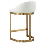 Got Your Back - Counter Stool - Gold / White