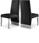 Porsha - Dining Chair (Set of 2) - Chrome Base