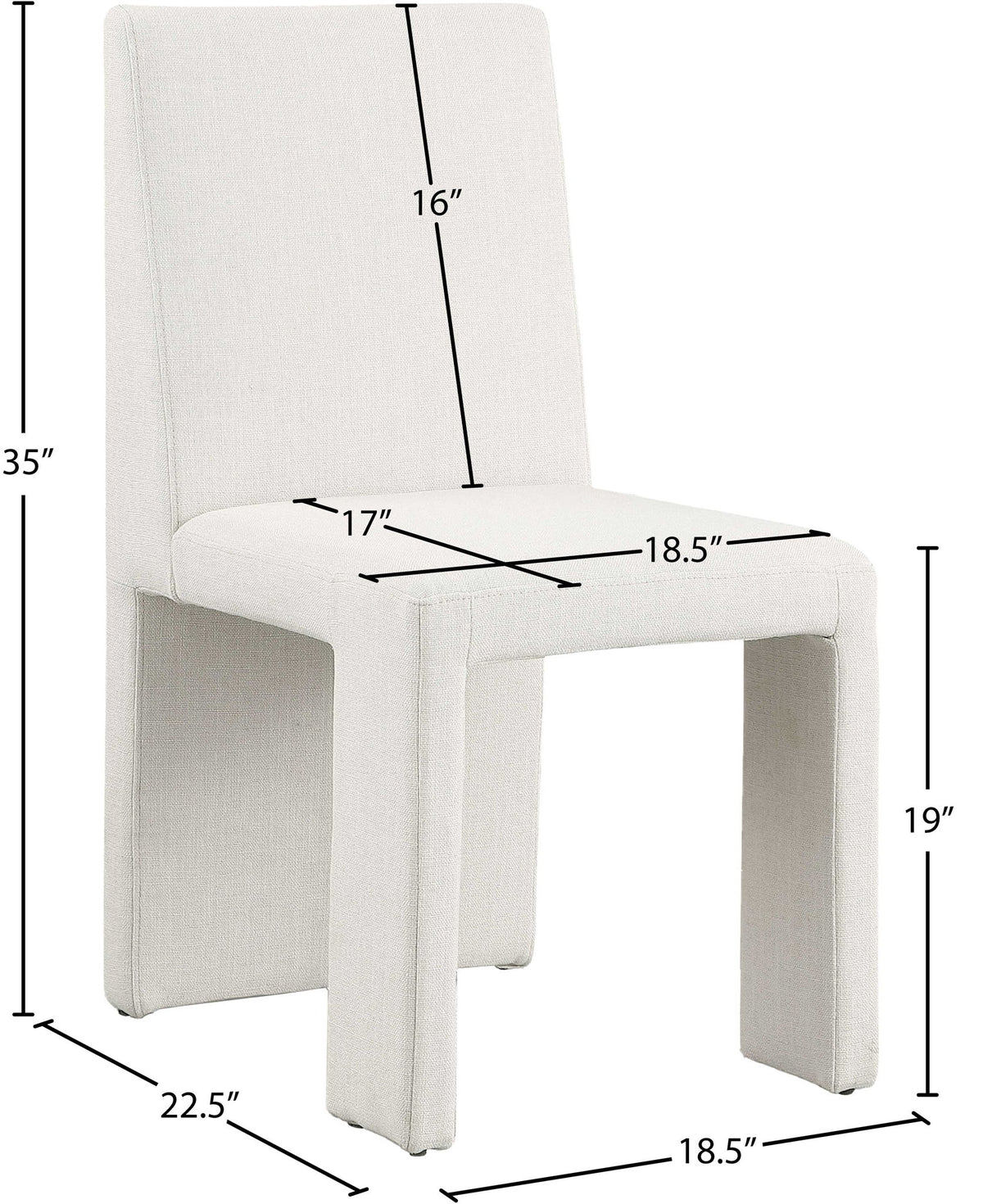 Benson - linen Dining Chair (Set of 2)