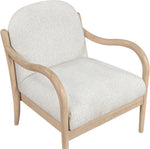 Helmsley - Performance Fabric Upholstered Accent Chair - Cream / Natural