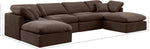 Indulge - Velvet 6 Piece Modular Double Chaise Sectional