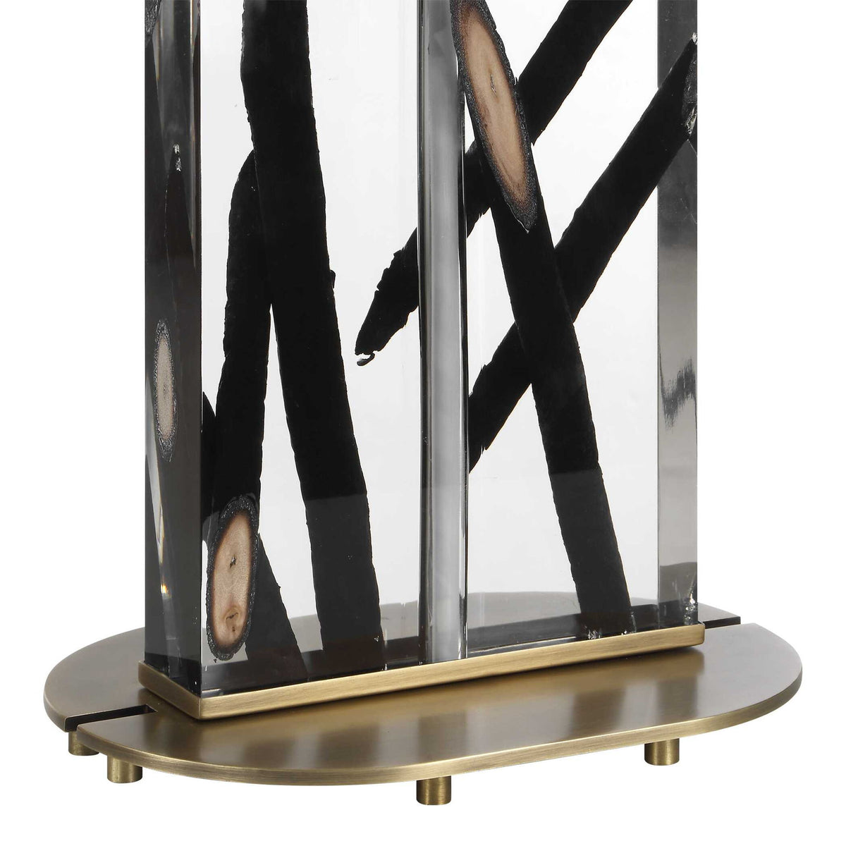 Stick With It - Table Lamp - Black / White