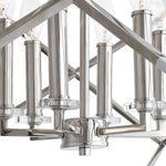 Euclid - 6 Light Cube Pendant - Nickel