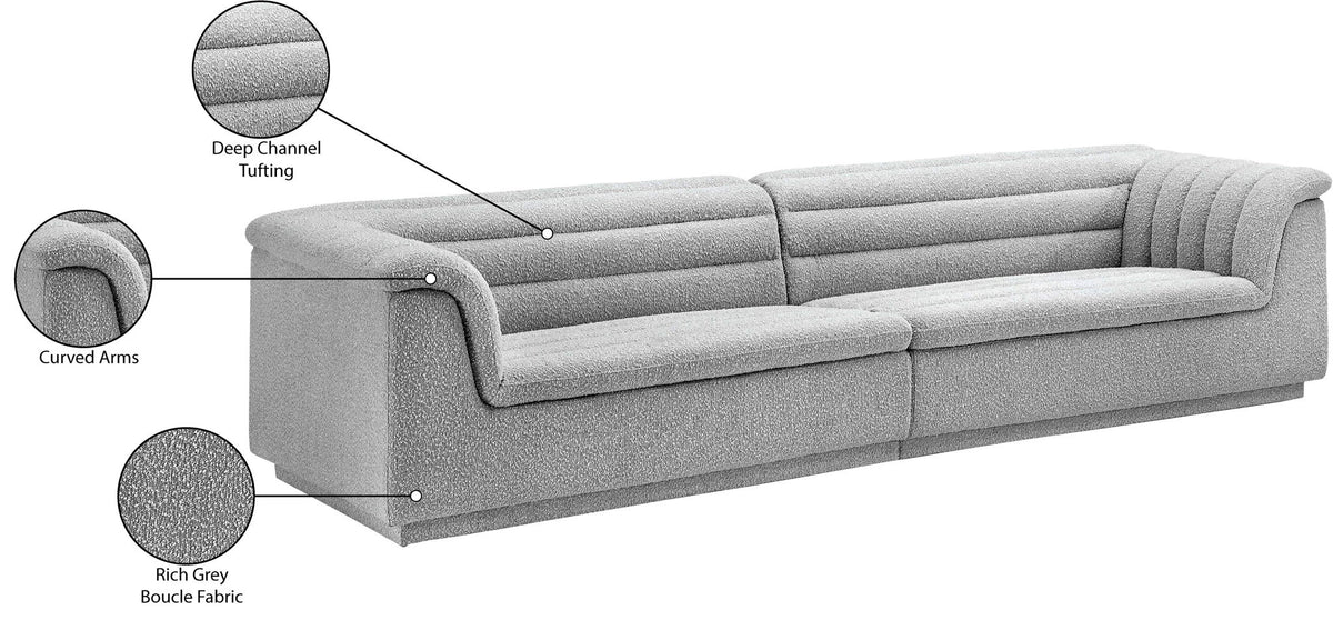 Cascade - Boucle Modular Sofa