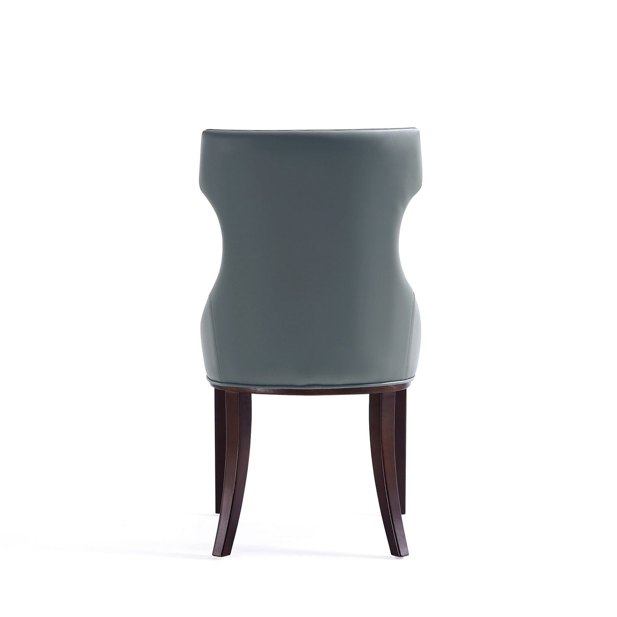 Reine - Vegan Leather Dining Chair (Set of 2) - Gray