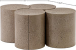 Dimple - 4 Piece Modular Coffee Table - Terazzo Finish
