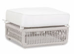 Dana - Rope Ottoman, With Self Welt - Linen Canvas
