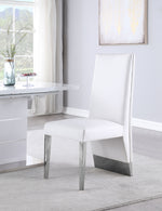 Porsha - Dining Chair (Set of 2) - Chrome Base