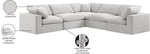 Comfy - 5 Piece Velvet Modular Corner Sectional