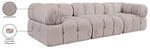Orin - Velvet Performance Fabric Upholstered 3 Piece Modular Sofa